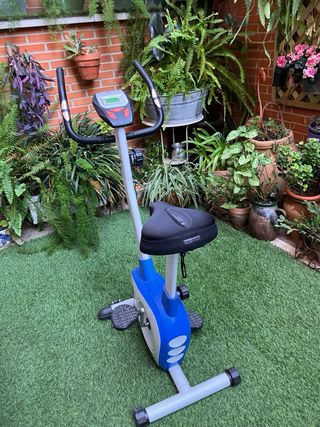 Bicicleta Estática Azul y Blanca
Runfit Fitness
