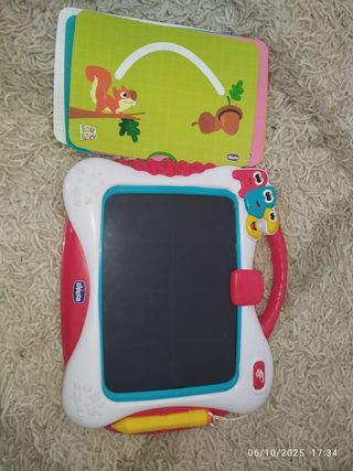 Pizarra infantil Chicco con tarjetas