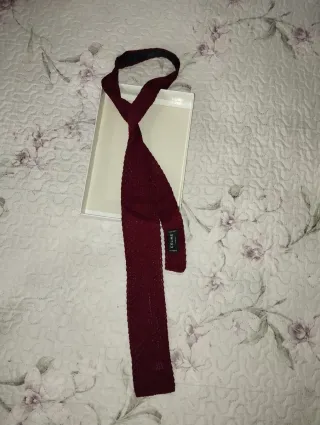 Corbata Celine Seda natural estilo vintage