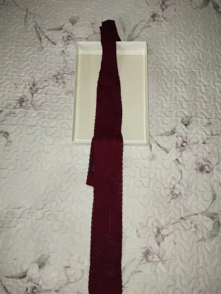 Corbata Celine Seda natural estilo vintage