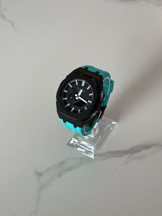 G-Shock GA-2100 Mod Casioak Azul y Negro