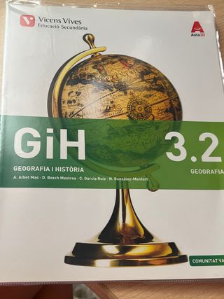 Libro geografía e historia 3.2 