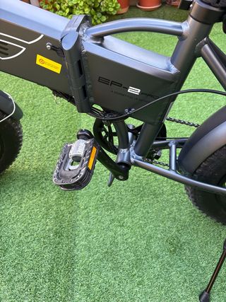 Bicicleta Eléctrica Plegable Negra