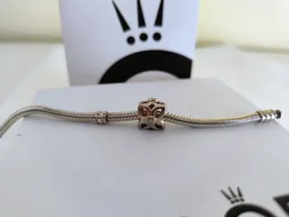 Pandora Flor 4 Pétalos Plata Auténtica