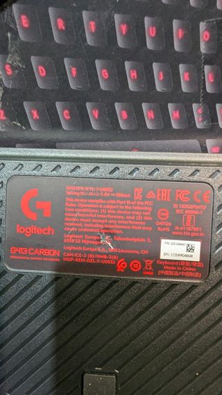 Logitech G413 CARBON Teclado Mecánico Gaming