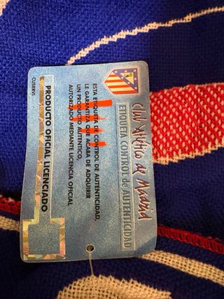Bufanda Atlético de Madrid