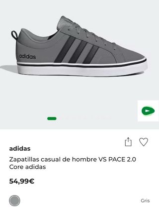 Zapatillas Adidas VS Pace 2.0 Gris Talla 42.5