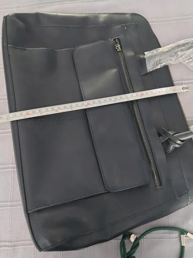 Bolso portadocumentos azul marino