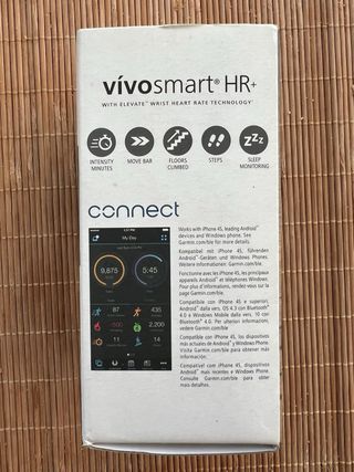 Garmin Vivosmart HR+ Nero