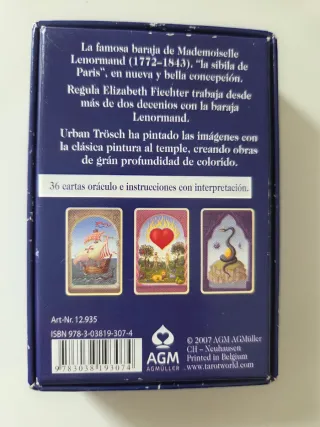 Lenormand Mystico Cartes SP 36 cartas oráculo e...