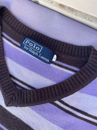 Jersey Polo Ralph Lauren Rayas Morado
