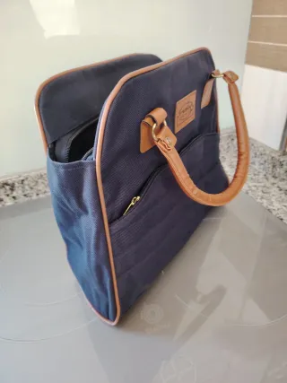 Bolsa de viaje Everlast azul y marrón