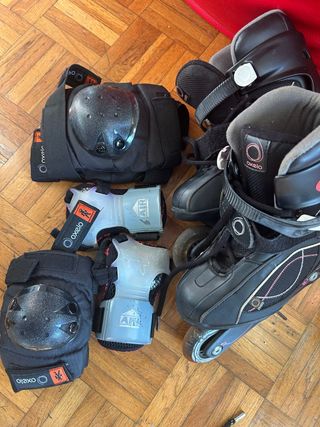 Patines Oxelo + Protecciones Talla 36’5