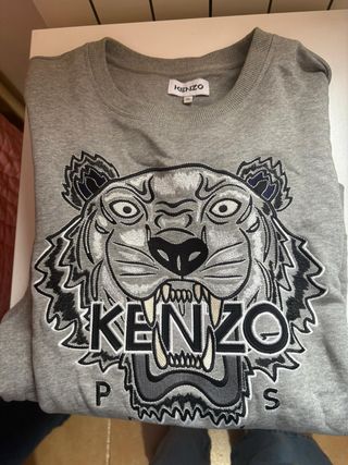 Sudadera Kenzo Gris Talla XL