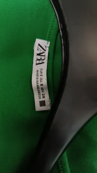 Body Zara verde talla S