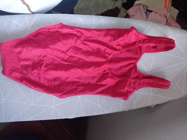 Maillot ballet niña color fresa 6 años