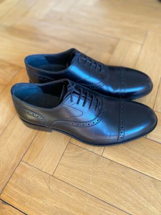 Zapatos hombre negros. Oxford Massimo Dutti Hombre