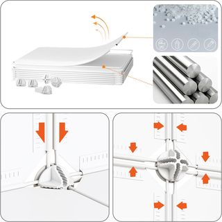 Scarpiera Plastica Antipolvere DIY Scarpiere EB022