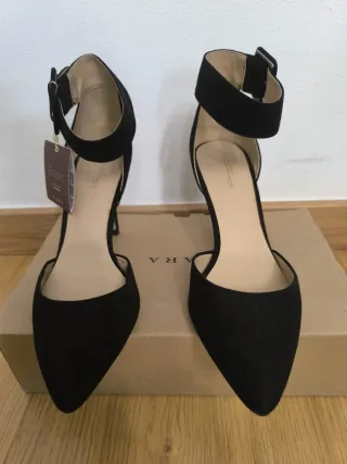 Zapatos tacón Zara negro T.38