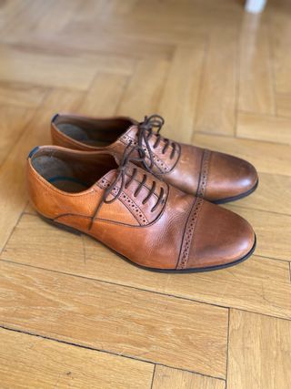 Zapatos Uterque Hombre Piel Marrón