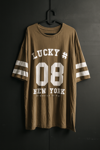 Camiseta oversize estilo urbano NY