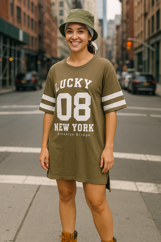 Camiseta oversize estilo urbano NY