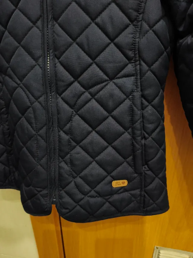 Parka azul marino niña, en perfecto estado