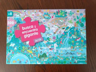 Puzzle infantil Busca y Encuentra 500 piezas.