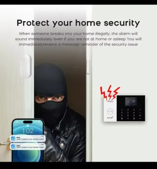 Instalación de alarma propia casa con o sin wifi