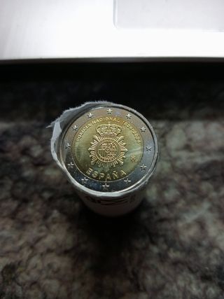 Moneda 2€ España Policía Nacional 1824-2024