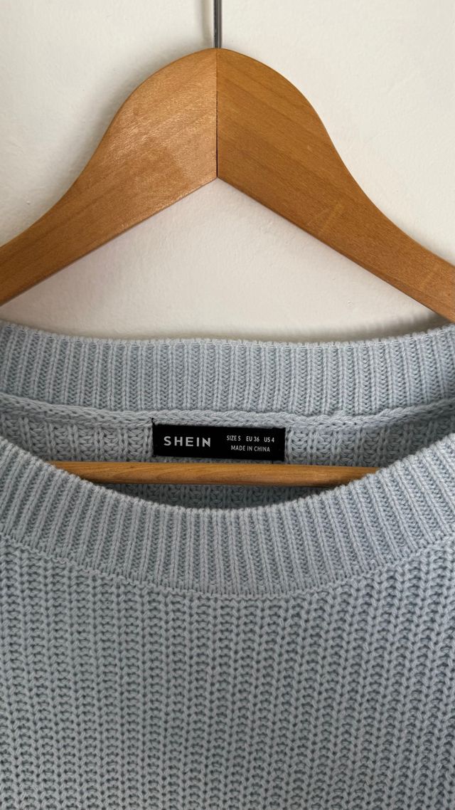 Jersey Celeste de Punto