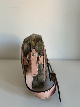 Borsa Gucci GG Supreme marrone e rosa