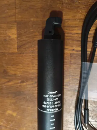 Tija telescópica Limotec 31.6 de 150mm nueva