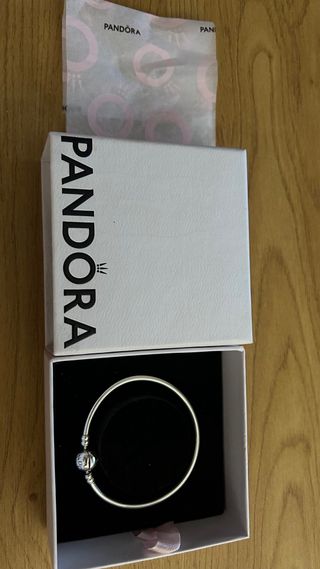 Pulsera Rígida Pandora Plata