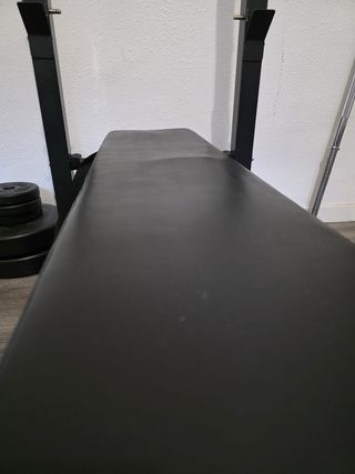 Banco de pesas y discos 100 kg