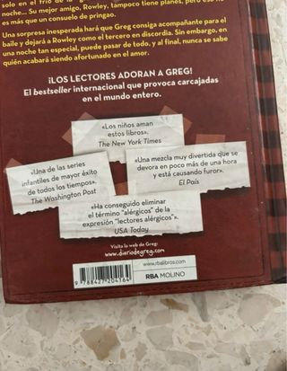 Dos libros Diario de Greg 7 y 12
