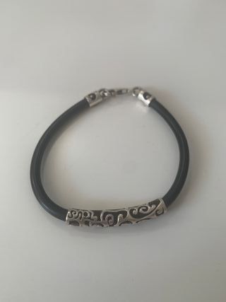 Pulsera Tous Caucho y Plata