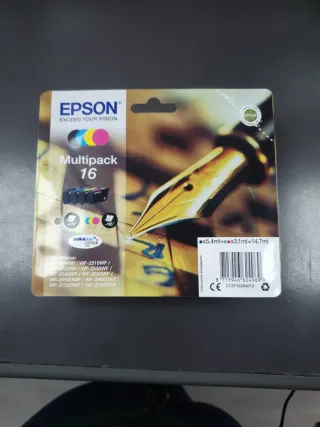 Pack 4 Cartuchos Tinta Epson 16 Multipack