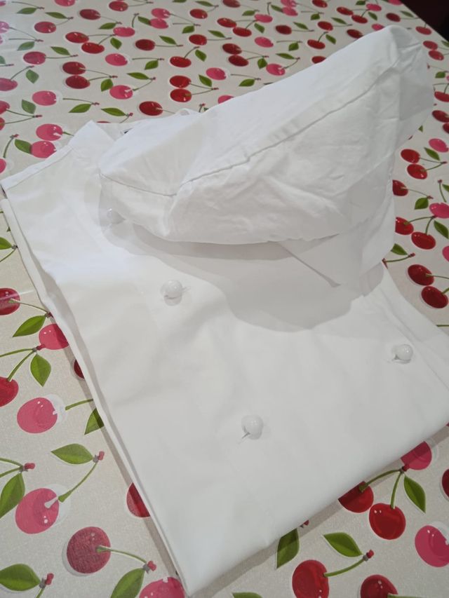 Divisa cuoco Isacco nera scuola alberghiera