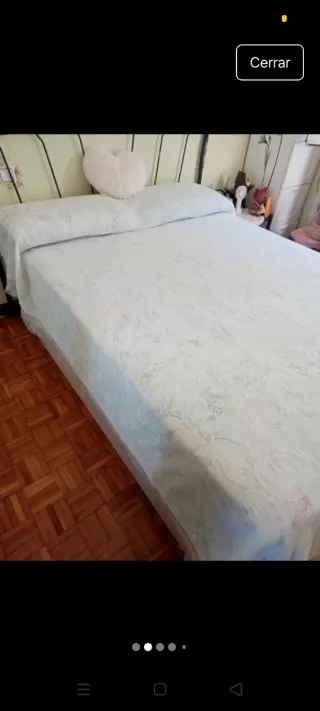 Colcha Cama 1.35 Blanca