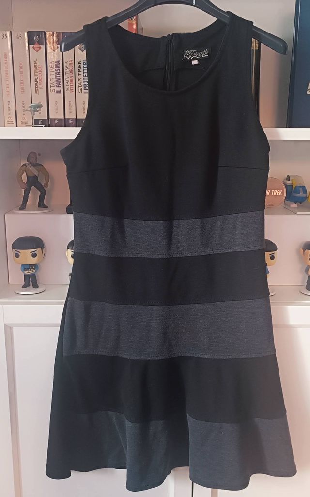 Vestito Vert De Rage nero a fasce S