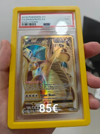 Carta Pokémon Dragonite EX PSA 9