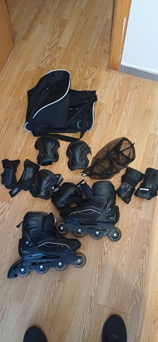 Patines en línea Oxelo con protecciones