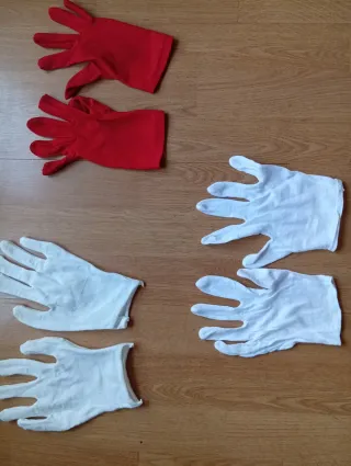 Guantes de tela fina