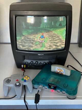 Nintendo 64 Clear Blue