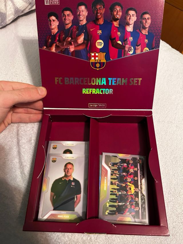 Caja Cromos FC Barcelona Team Set Refractor