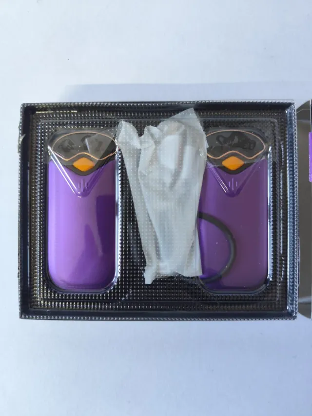 Scaldamani USB Ricaricabile Viola (Coppia)