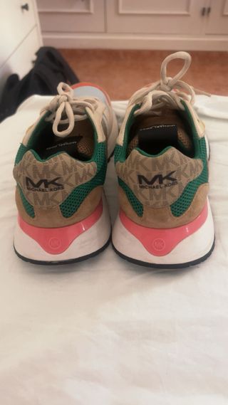Zapatillas Michael Kors Beige/Verde/Rosa
