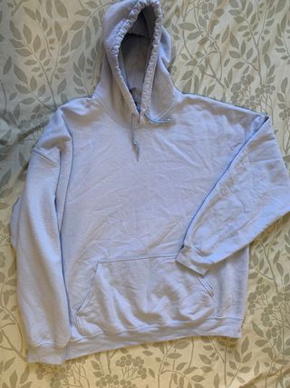 Sudadera con capucha hombre azul