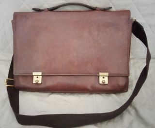 Borsa tracolla Genuine Leather marrone